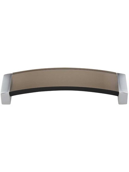 Positano Smoke Acrylic Arched Pull - 5 inch Center-to-Center.